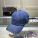 The cowboy blue Fashion Street Graffiti Letter Hat