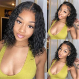 Black Fashion Casual Solid Patchwork Wigs