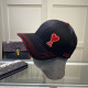 Black Fashion Street Letter Embroidered Hat