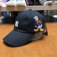 Black Fashion Street Letter Character Embroidered Hat