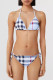 Light Color Fashion Sexy Plaid Patchwork Swimwears