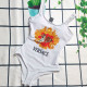 White Fashion Sexy Print Backless Letter Swimwears