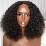Black Fashion Casual Solid Patchwork Wigs