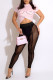 Pink Sexy Print Patchwork O Neck Short Sleeve Two Pieces