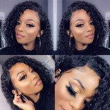 Black Fashion Casual Solid Patchwork Wigs