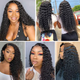 Black Fashion Casual Solid Patchwork Wigs