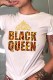 Orange Fashion Casual Letter Print Basic O Neck T-Shirts