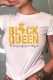 Gold Fashion Casual Letter Print Basic O Neck T-Shirts