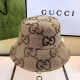 Khaki Fashion Street Letter Patchwork Hat