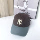 Grey Fashion Street Letter Patchwork Hat