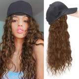 Light Brown Fashion Casual Solid Patchwork Wigs