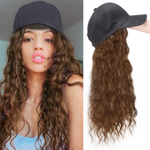 Light Brown Fashion Casual Solid Patchwork Wigs