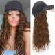 Light Brown Fashion Casual Solid Patchwork Wigs