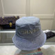 The cowboy blue Fashion Street Letter Patchwork Hat