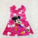 Deep Pink Fashion Living Character Patchwork Spaghetti Strap A Line Dresses