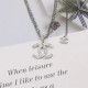 Silver Fashion Street Solid Chains Necklaces