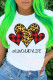 Red Yellow Fashion Casual Print Basic O Neck T-Shirts