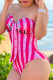 Red Fashion Sexy Print Letter Swimwears