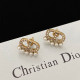 Gold Fashion Vintage Patchwork Hot Drill Earrings