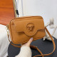 Brown Fashion Street Solid Patchwork Bags