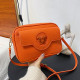 Orange Fashion Street Solid Patchwork Bags