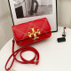 Red Fashion Street Solid Patchwork Bags