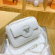 White Fashion Street Solid Patchwork Bags