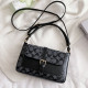 Black Fashion Street Print Patchwork Bags