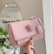 Pink Fashion Street Solid Chains Bags