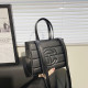 Black Fashion Street Solid Letter Bags
