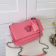 Rose Red Fashion Street Solid Chains Bags