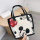 White Fashion Casual Character Patchwork Bags