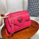 Rose Red Fashion Street Solid Patchwork Bags