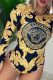 Yellow Fashion Sexy Print Letter Swimwears