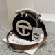 Black Fashion Simplicity Letter Patchwork Bags