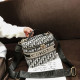 Black Fashion Street Letter Patchwork Bags