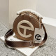 Khaki Fashion Simplicity Letter Patchwork Bags
