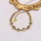Gold Fashion Vintage Letter Hot Drill Bracelets