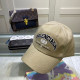 Khaki Fashion Street Letter Embroidered Hat
