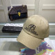 Khaki Fashion Street Letter Embroidered Hat