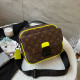 Green Fashion Street Print Letter Bags