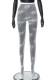 White Sexy Solid Patchwork See-through Regular High Waist Pencil Patchwork Bottoms