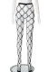 Matte Black Sexy Solid Patchwork See-through Regular High Waist Pencil Patchwork Bottoms