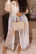 White Fashion Dot See-through Mesh Turndown Collar Shirt Dress Dresses