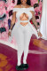 White Fashion Sexy Casual Solid Hollowed Out Patchwork Backless Off the Shoulder Two Pieces