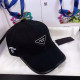 Black Fashion Street Letter Patchwork Hat