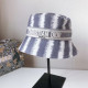 Grey Fashion Casual Letter Patchwork Hat