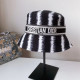 Black Fashion Casual Letter Patchwork Hat