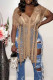 Apricot Sexy Solid Tassel Hollowed Out Patchwork Swimwears Cover Up