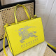 Yellow Fashion Street Print Letter Bags